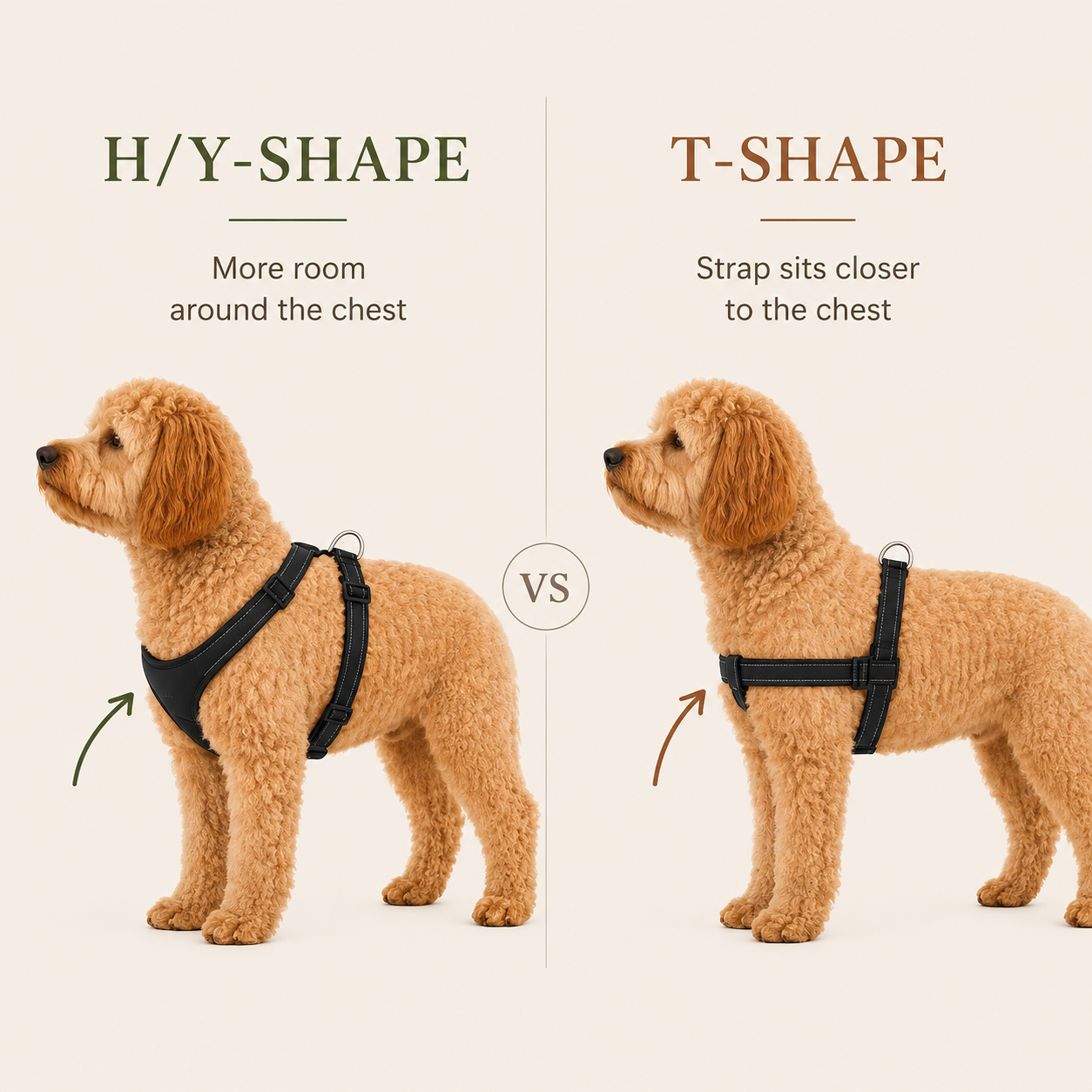 H-Shaped vs T-Shaped Dog Harnesses: Does the Shape Really Matter?
